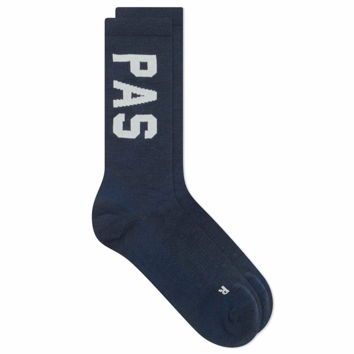 Photo: Pas Normal Studios Men's PAS Thermal Wool Socks in Navy