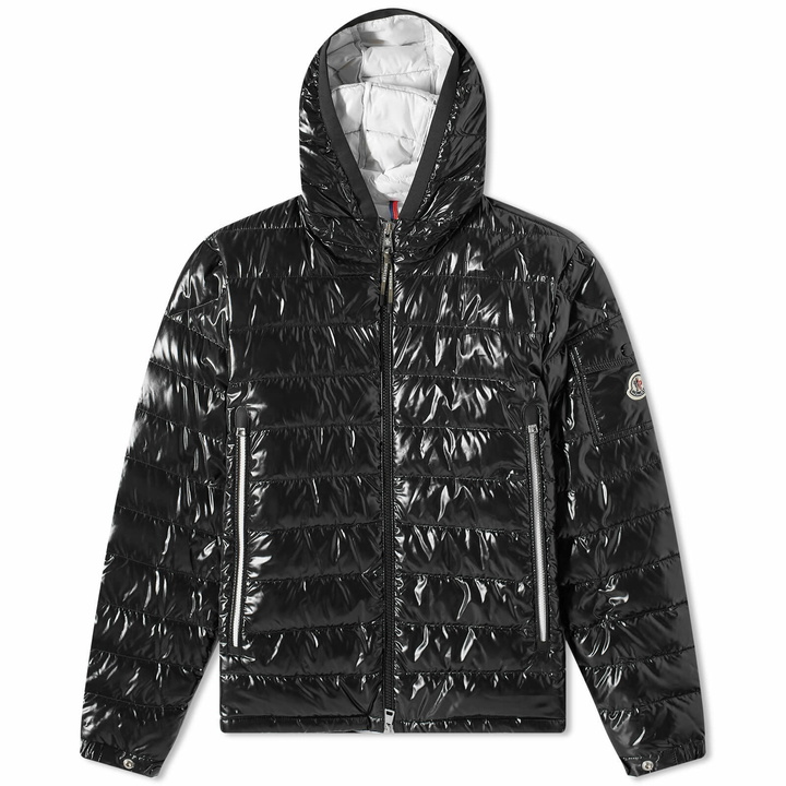 Photo: Moncler Men's Galion Hooded Down Jacket in Black