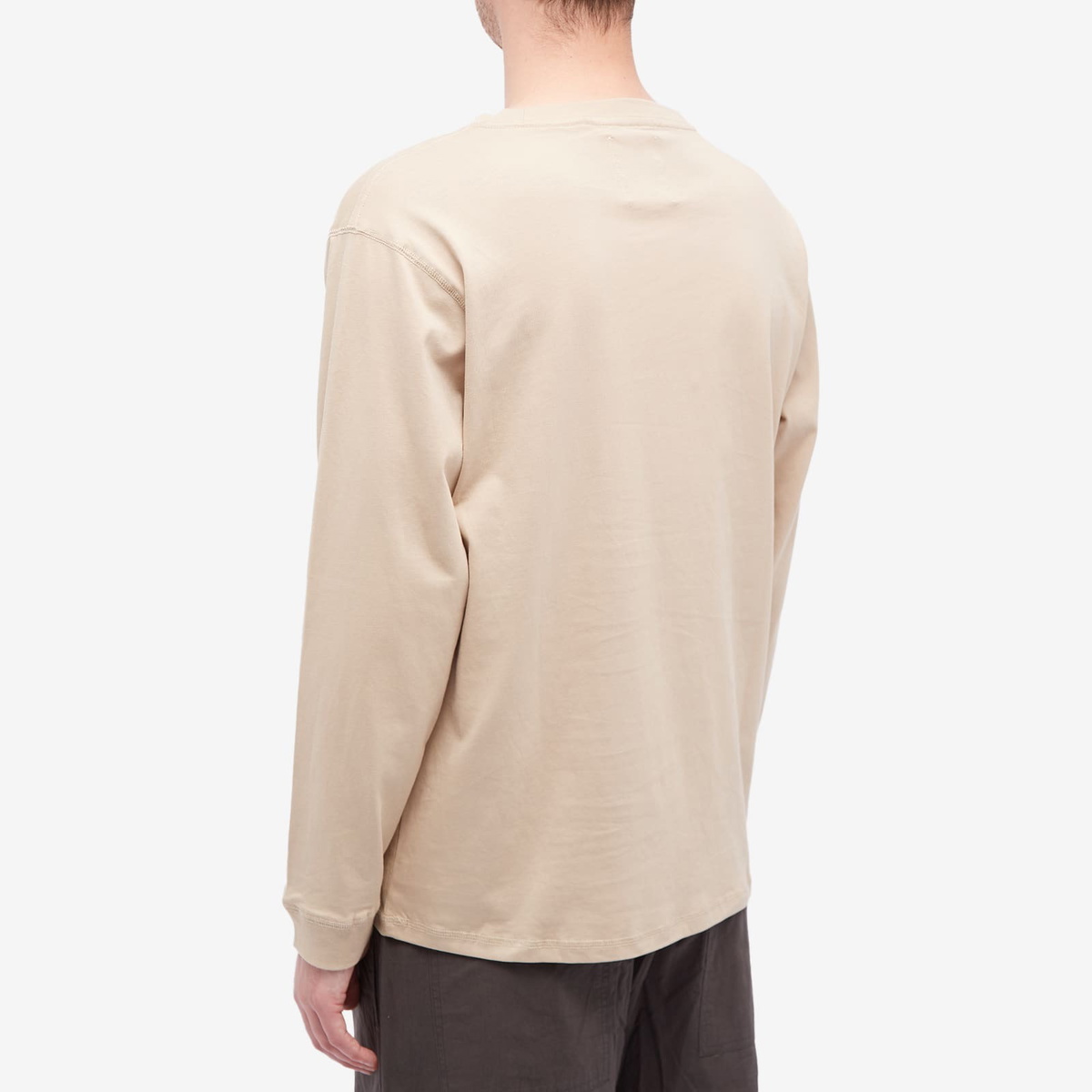 Satta Men's Organic Long Sleeve T-Shirt in Stone
