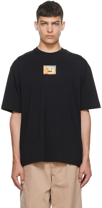 Photo: Acne Studios Black Cotton T-Shirt