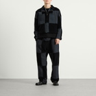 Les Tien Men's Patchwork Utility Jacket in Faded Black