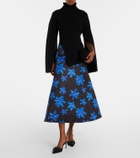 Emilia Wickstead Tamilla floral midi skirt