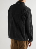 And Wander - Alpha Panelled Shell Shirt Jacket - Black