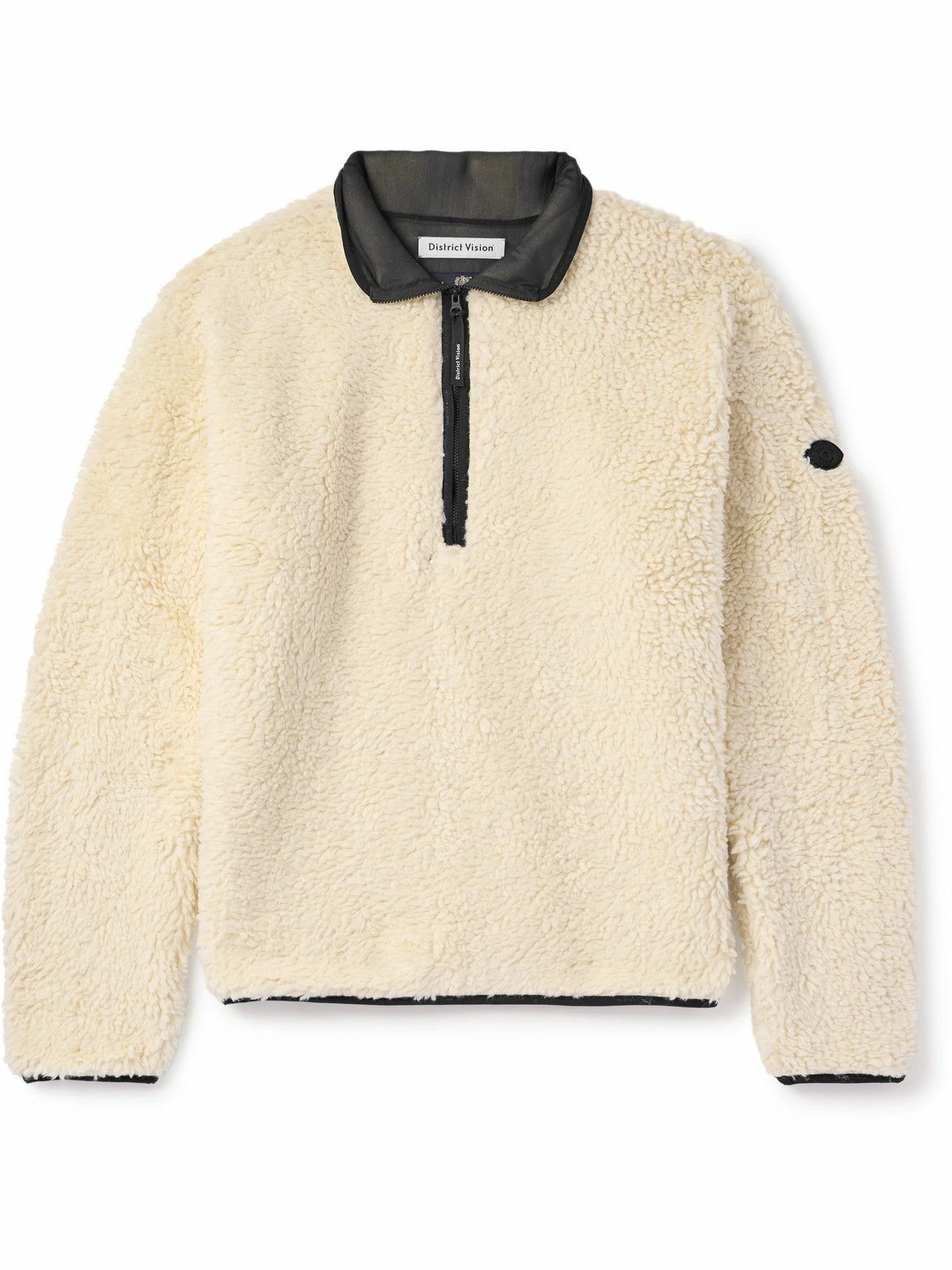 DISTRICT VISION - Doug Fleece Half-Zip Sweatshirt - Neutrals