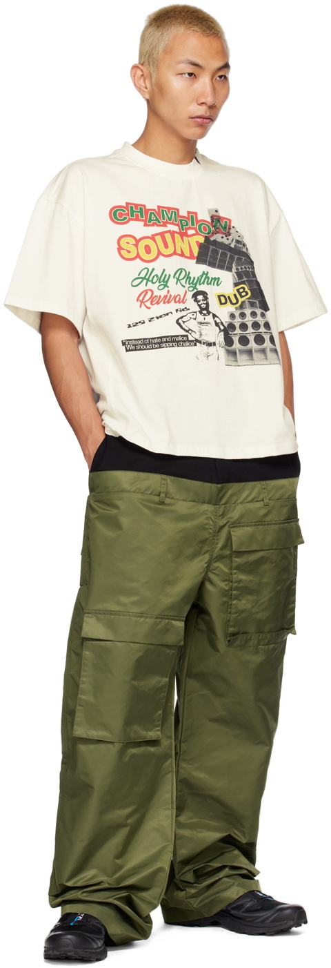 SPENCER BADU White Graphic T-Shirt Spencer Badu