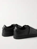 GIVENCHY - Urban Street Smooth and Croc-Effect Leather Slip-On Sneakers - Black