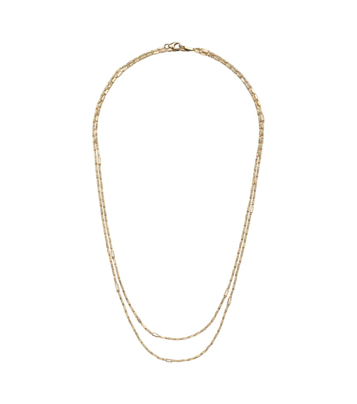 Photo: Suzanne Kalan 18kt gold chain necklace with diamonds