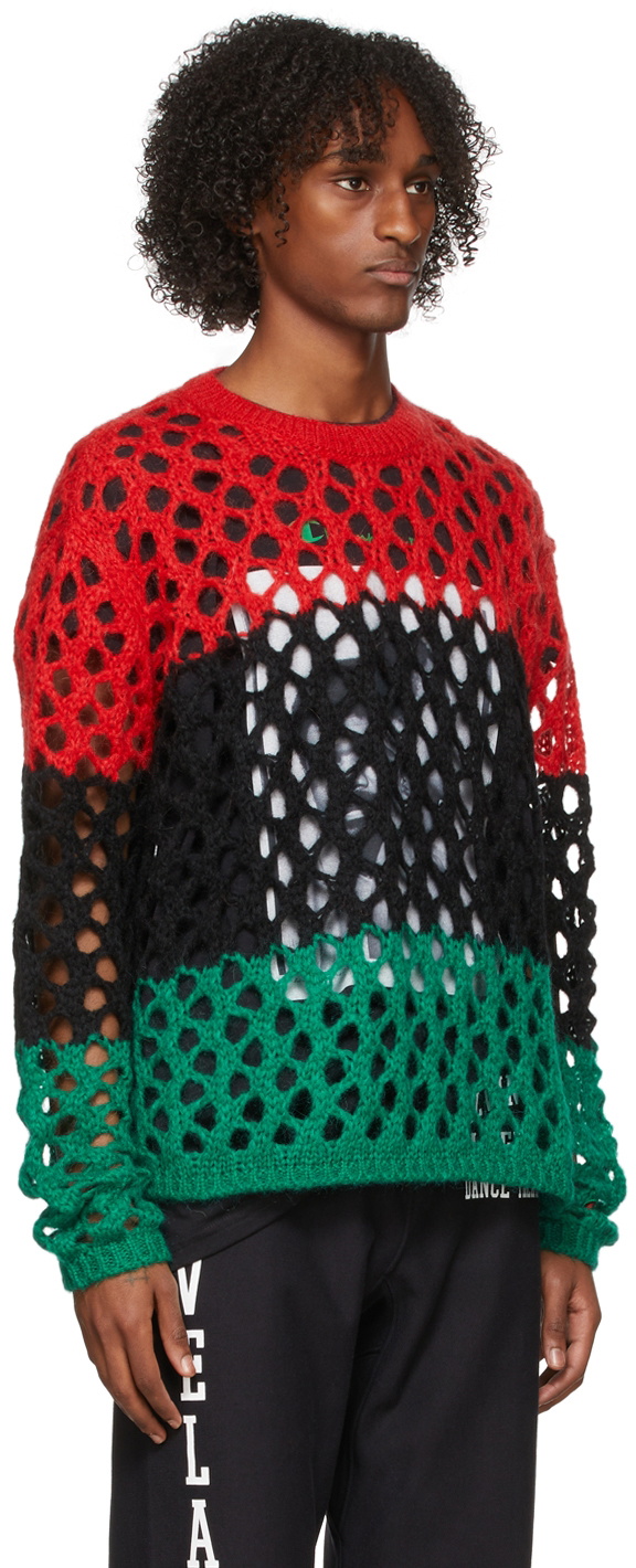 Denim Tears Multicolor Mohair Crewneck
