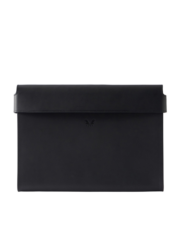 Photo: Bennett Winch - Small Folio Leather Pouch - Black