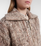 Brunello Cucinelli Sequined mohair-blend cardigan