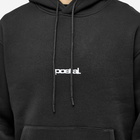 POSTAL Men's Mini Logo Hoodie in Black