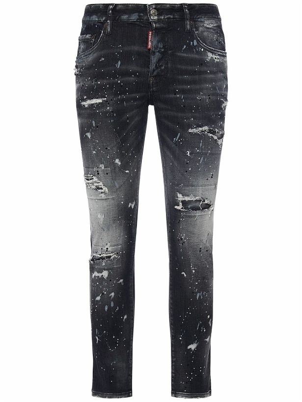 Photo: DSQUARED2 - Super Twinky Fit Cotton Denim Jeans