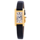Cartier American Tank Quartz Silver Dial Ladies Watch WGTA0353