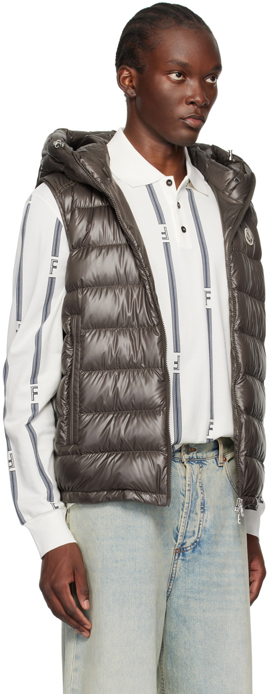 MONCLER Morellet Down Vest BROWN XLサイズ MONCLER Morellet Down Vest BROWN XLサイズ MONCLER Morellet