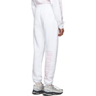 Heron Preston White Fleece Lounge Pants