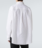 Jacquemus Camargue embroidered striped cotton shirt