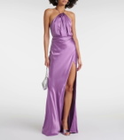 The Sei Asymmetric silk gown