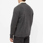 Norse Projects Men's Kasper N Donegal Cardigan in Dark Grey Melange