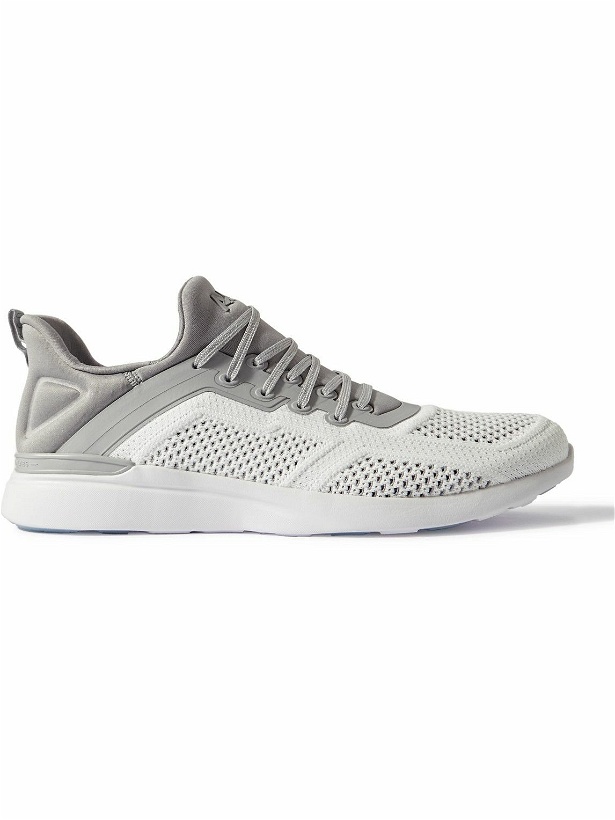 Photo: APL Athletic Propulsion Labs - Tracer TechLoom and Scuba Running Sneakers - Gray