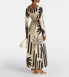 Johanna Ortiz Printed jersey maxi dress