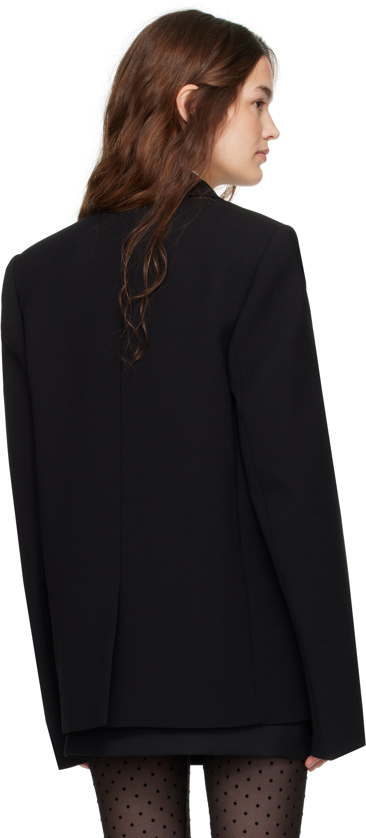 WARDROBE.NYC Black Hailey Bieber Edition HB Blazer