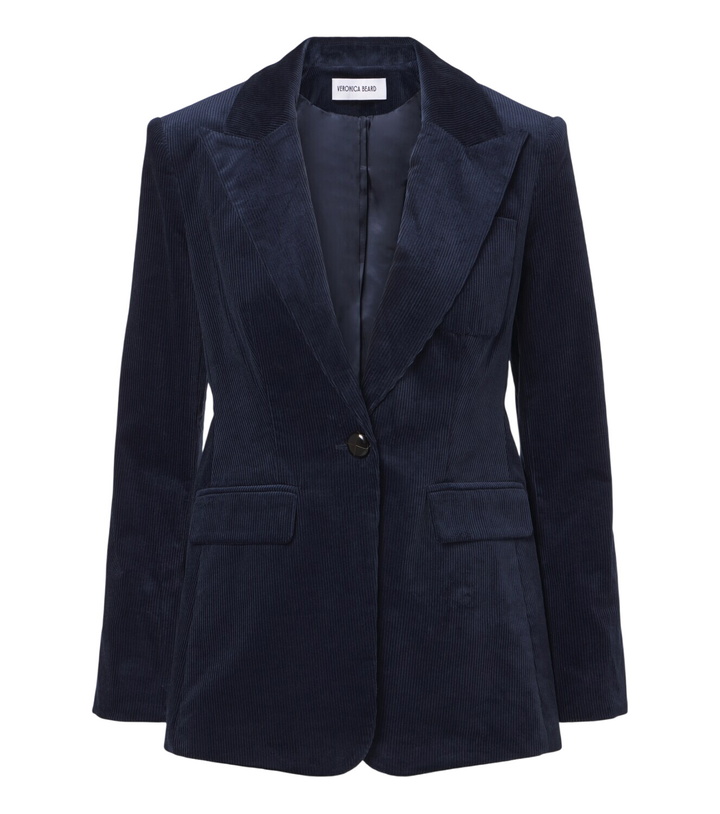 Photo: Veronica Beard Livvy cotton corduroy blazer