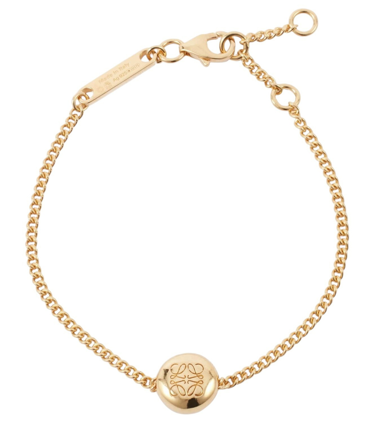Loewe Paula's Ibiza Twist Anagram leather bangle Loewe