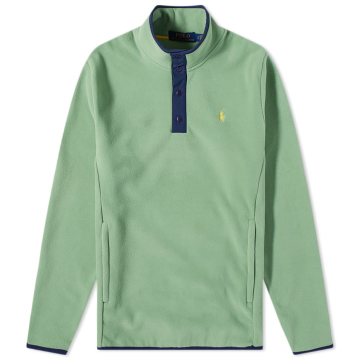 Photo: Polo Ralph Lauren Polar Fleece Quarter Button Sweat