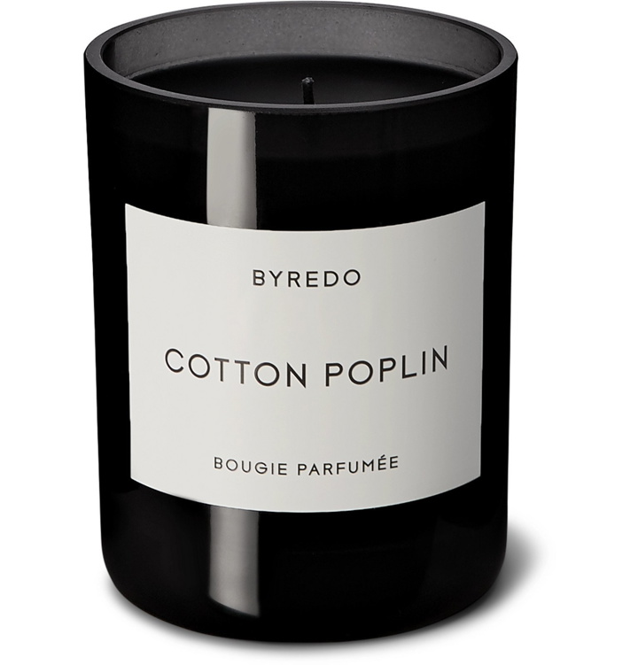 Photo: Byredo - Cotton Poplin Scented Candle, 240g - Colorless