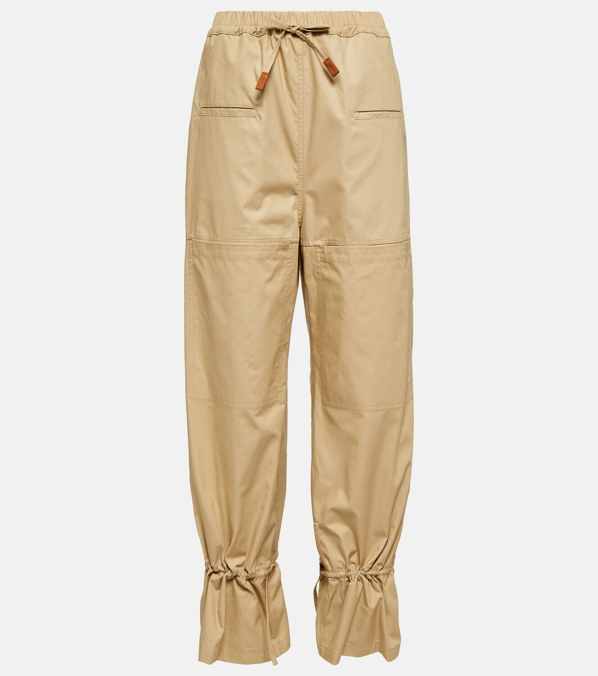 パンツ Loewe Paula'S Ibiza Pantalone Cargo In Misto Lino Loewe Paula's Ibiza drawstring cargo pants Loewe