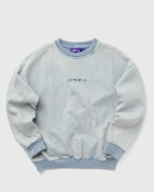 Fucking Awesome Little Stamp Snow Wash Crew Blue Sweatshirts