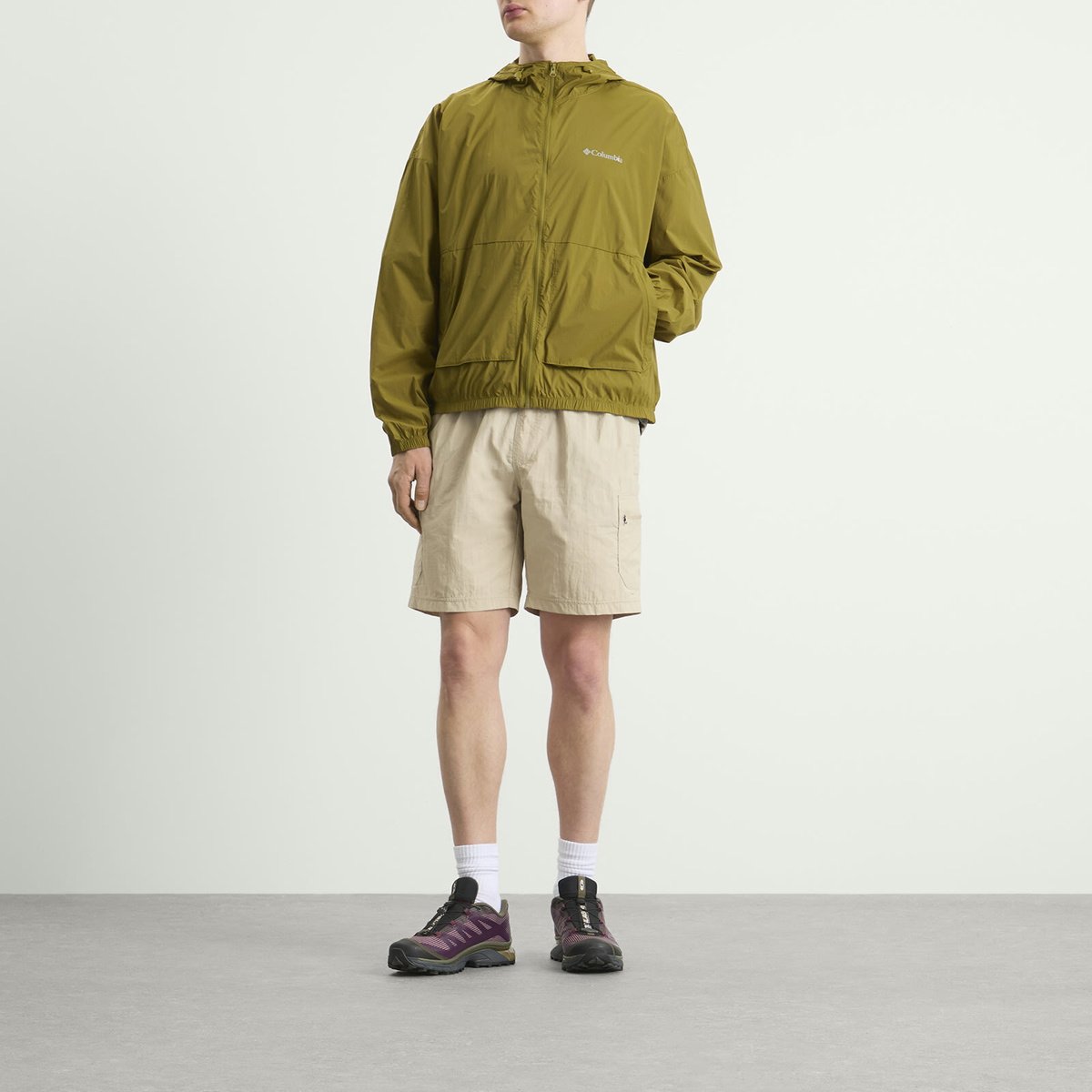 Columbia Men's Street Heights™ Windbreaker in Mossy Green