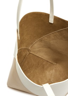 Loewe Puzzle Fold Medium Leather Tote - White - One Size