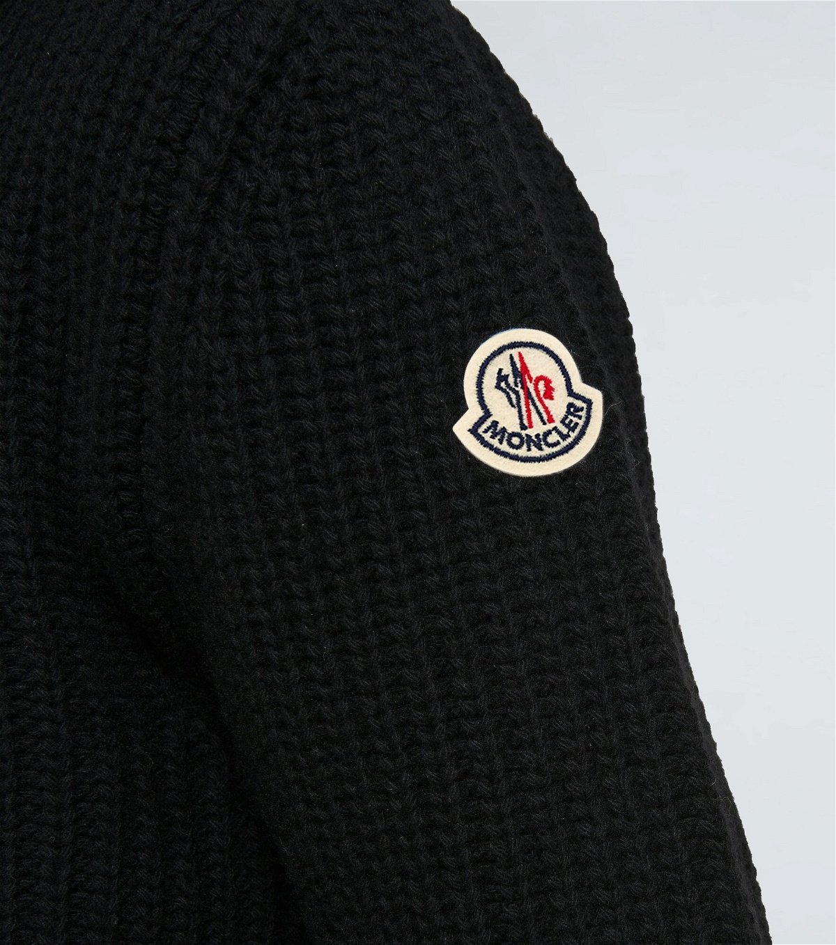 Moncler - Knitted half-zipped sweater Moncler