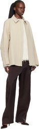 Lauren Manoogian Beige Canvas Work Jacket