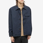 Universal Works Men's Tech Twill Cruiser Jacket in Navy