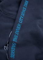 Honor The Gift 1988 Embroidered Hooded Cotton Sweatshirt Navy
