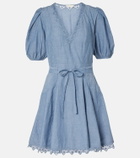Ulla Johnson Camila lace-trimmed cotton minidress