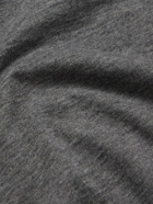 De Bonne Facture - Oversized Cotton and Yak-Blend Jersey T-Shirt - Gray