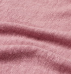 OFFICINE GÉNÉRALE - Garment-Dyed Linen T-Shirt - Pink