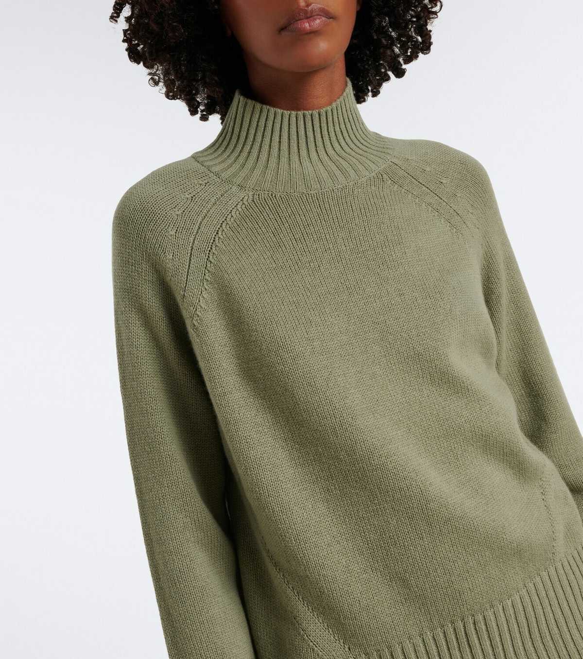 Jardin des Orangers Wool and cashmere turtleneck sweater