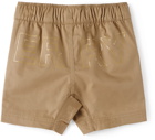 Burberry Baby Beige Horseferry Print Shorts