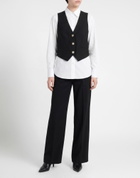 Forte_forte Womens Tailored Vest in Black