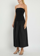 Rag & Bone Irina Cotton-poplin Midi Dress Black