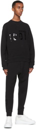 Dsquared2 Black Monotone 'Icon' Lounge Pants