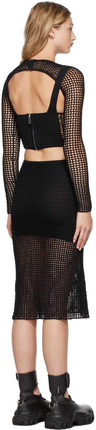 dion lee stirrup crochet dress Stirrup Crochet Mini Dress Fuschia