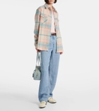God's True Cashmere Lover plaid cashmere shirt