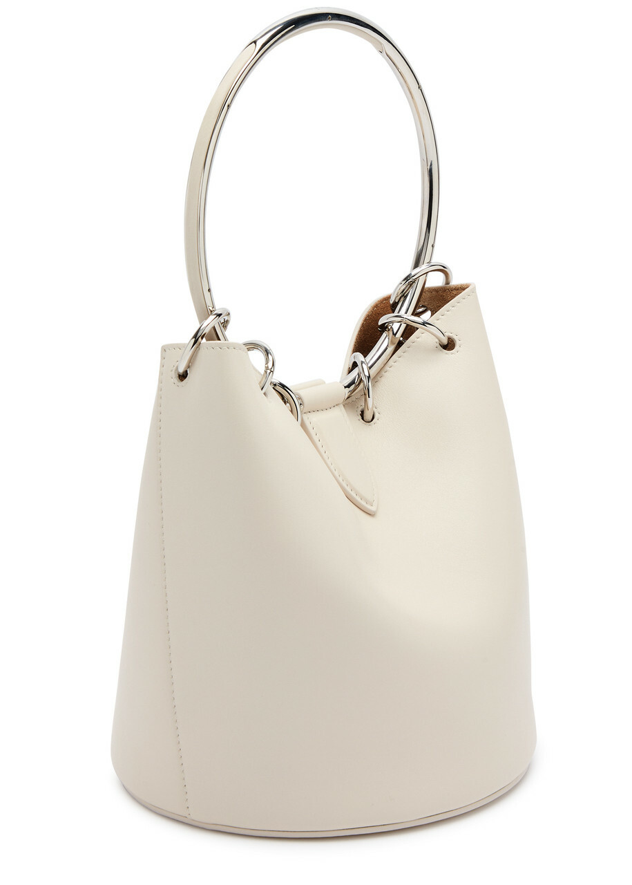 Alaïa Ring Medium Leather Bucket bag - Ivory - One Size