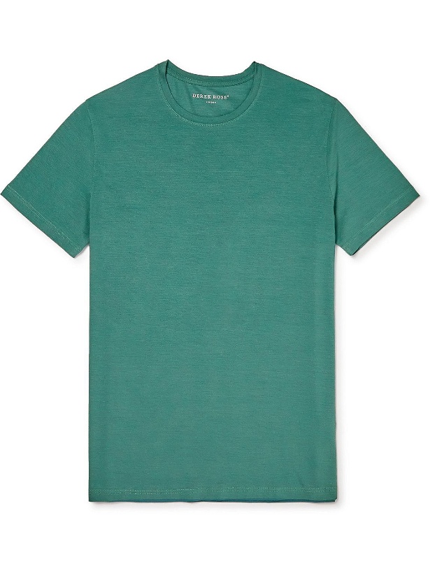 Photo: Derek Rose - Stretch Micro Modal Jersey T-Shirt - Green