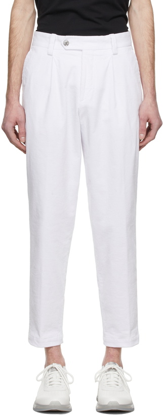 Photo: Boss White Perin Trousers